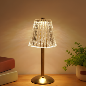 Golden Crystal Table Lamp