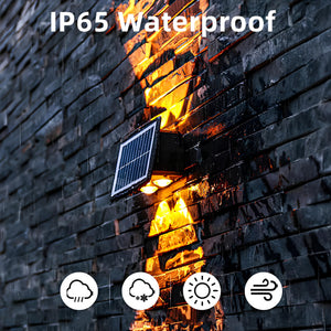 Solar Powered Wall Sconce